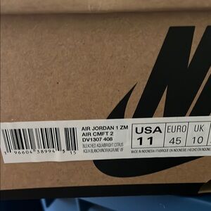 Nike Air Jordan 1 ZM Air CMFT 2 - Aqua 💦💦🔥🔥